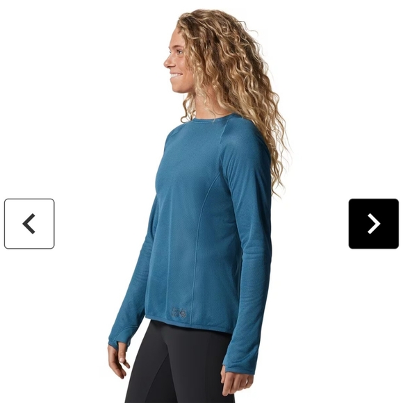 Mountain Hardwear AirMesh Long-Sleeve Crew Top - XSmall - Picture 3 of 13